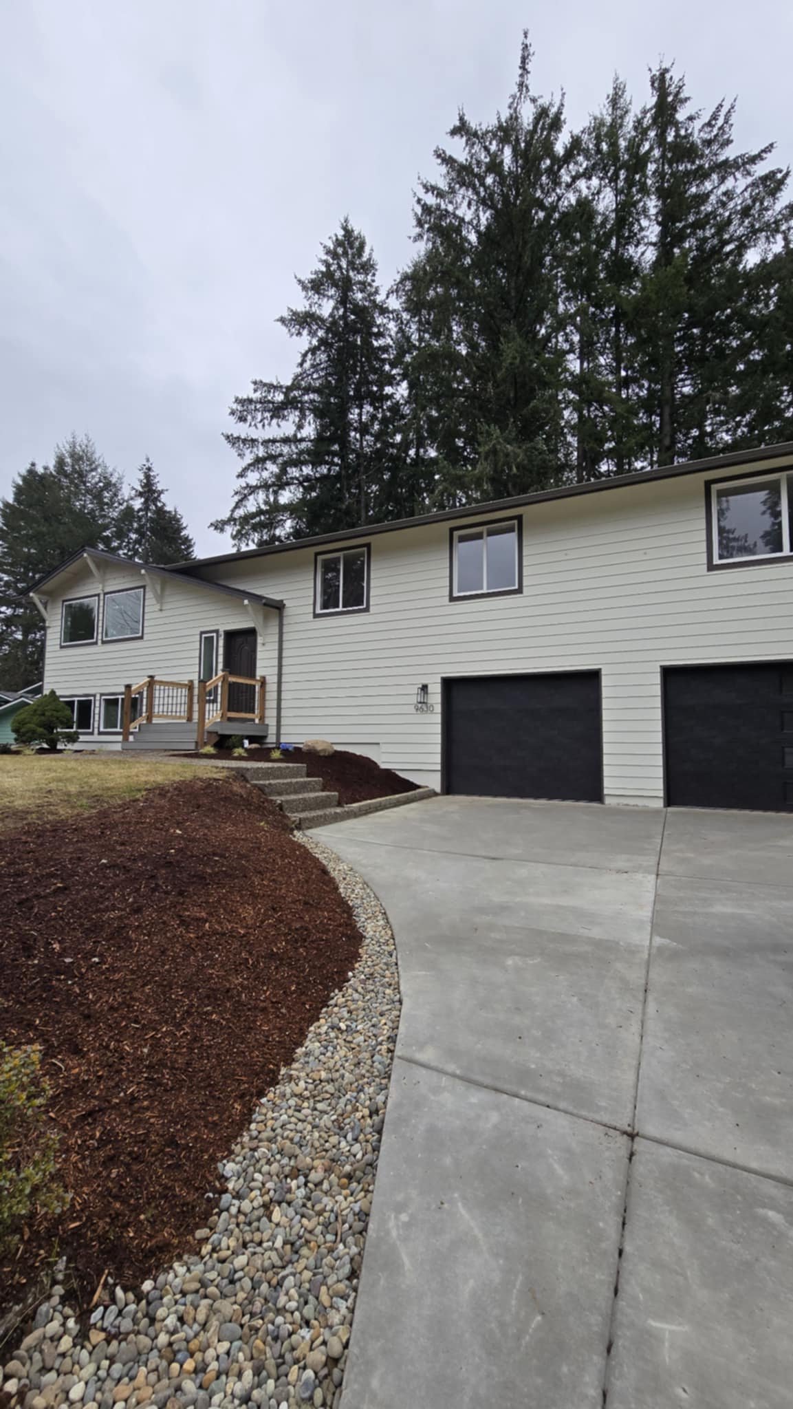 After exterior repaint