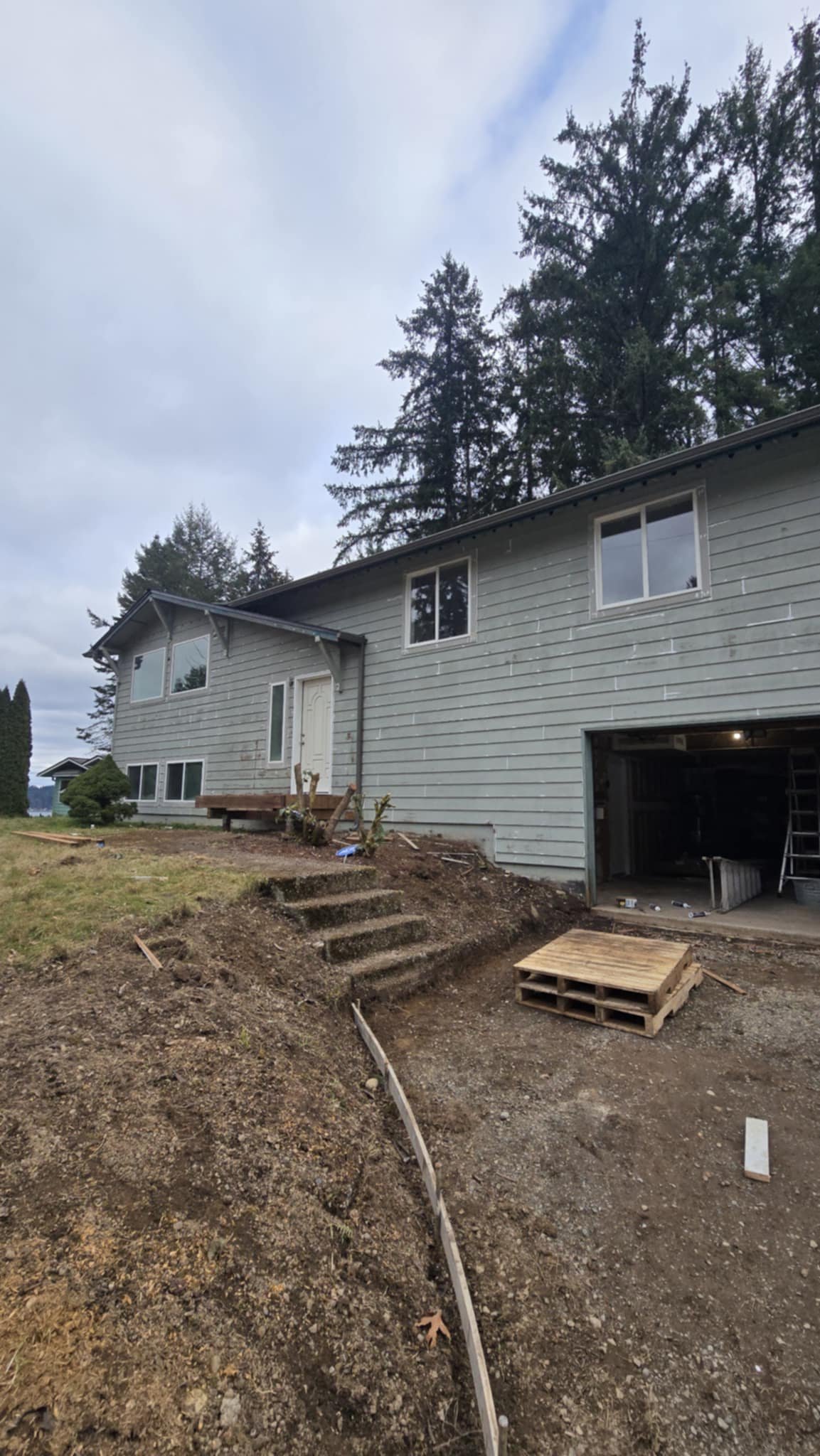 Before exterior repaint