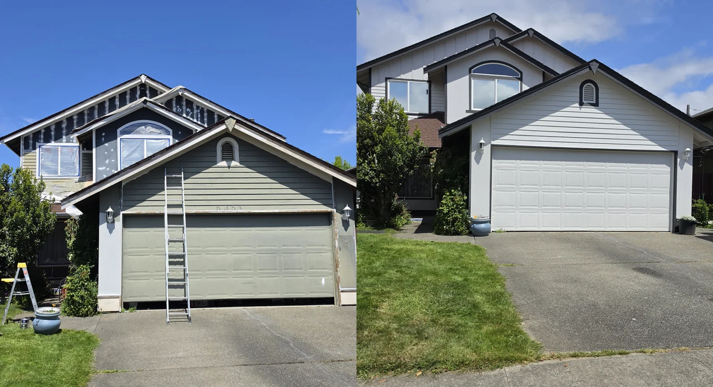 Full Exterior Repaint in North Tacoma