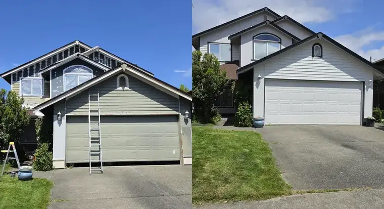 Exterior painting project by Rombyk Painting