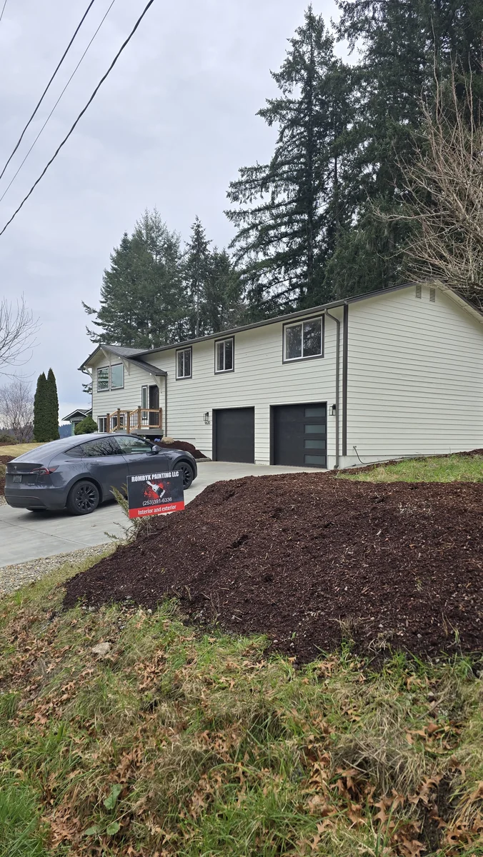 Exterior side elevation after color update
